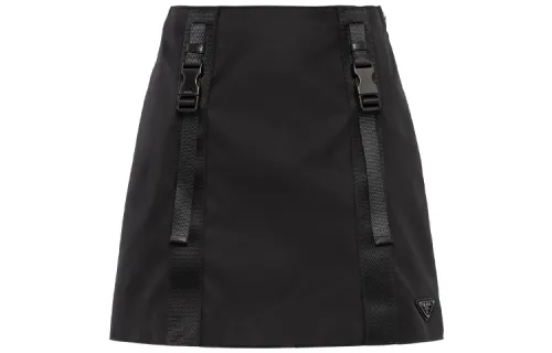 PRADA Re Nylon SS21 Casual Short Skirts Women's Black