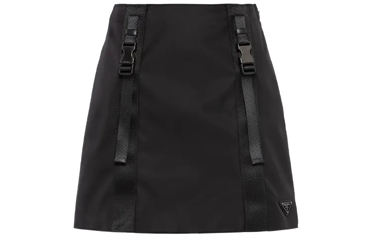 PRADA Re Nylon SS21 Casual Short Skirts Women's Black