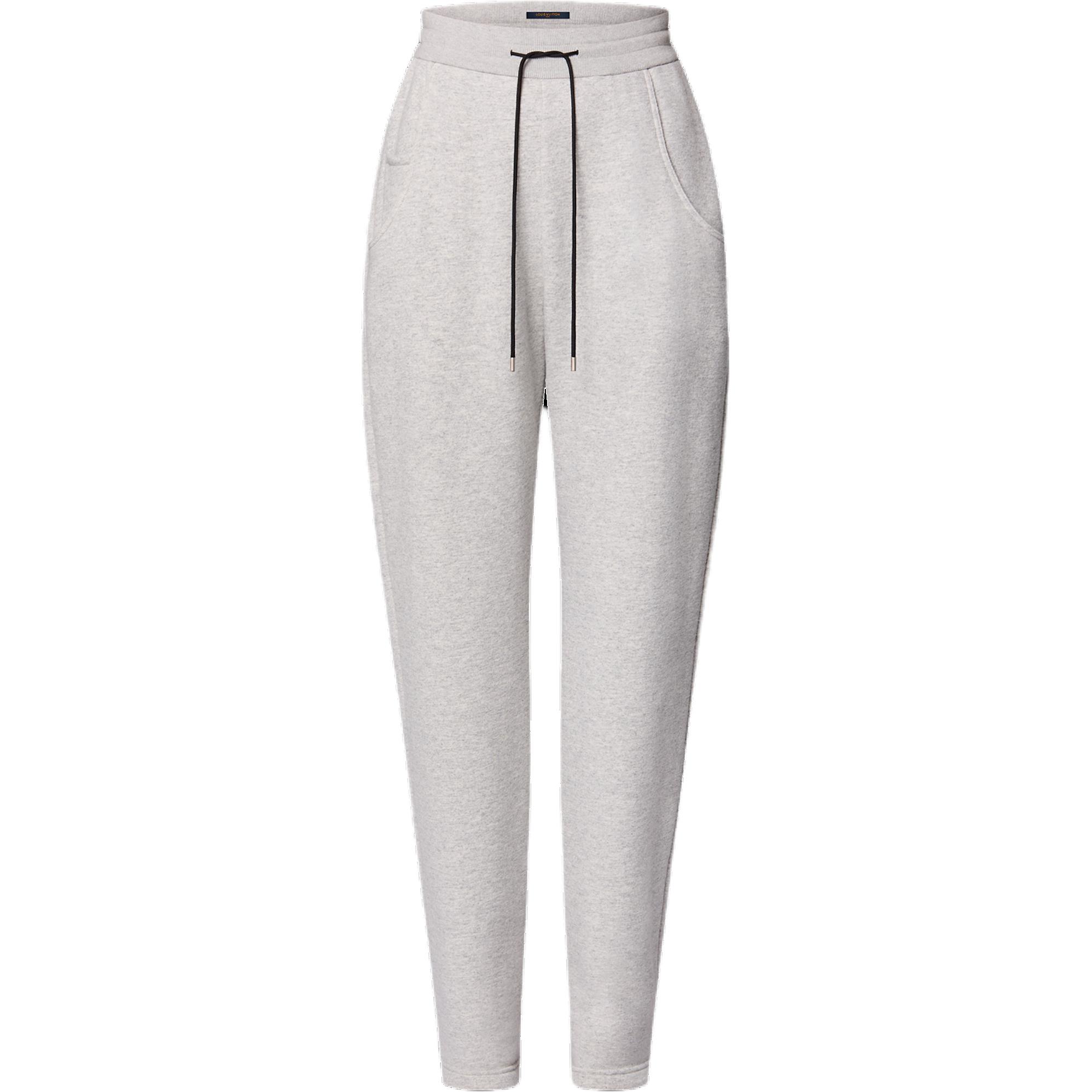 LOUIS VUITTON FLIGHT MODE Knitted Sweatpants Women's Gray