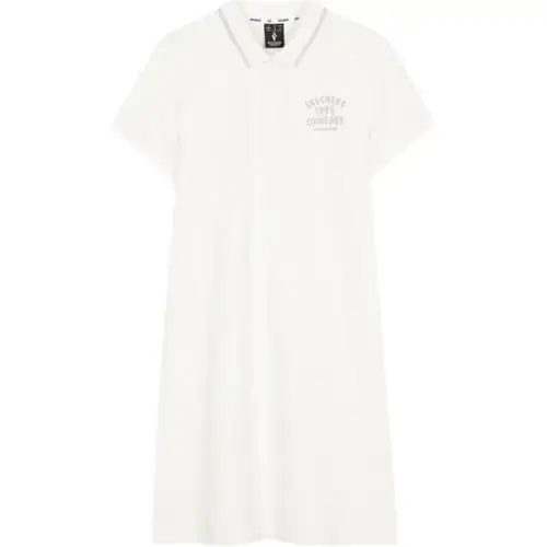 Skechers Short Sleeved Dress Women's Marshmallow White