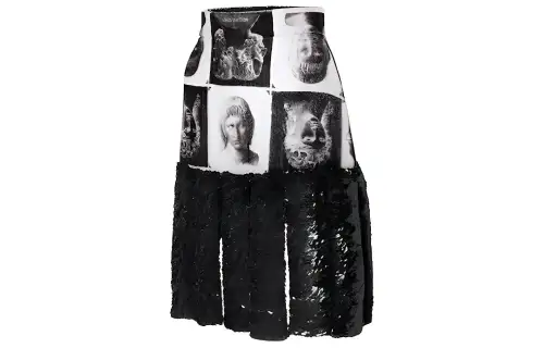 LOUIS VUITTON New Quarterly Products Of LV Casual Short Skirts Women's Black Moderate Short Bodycon Skirt