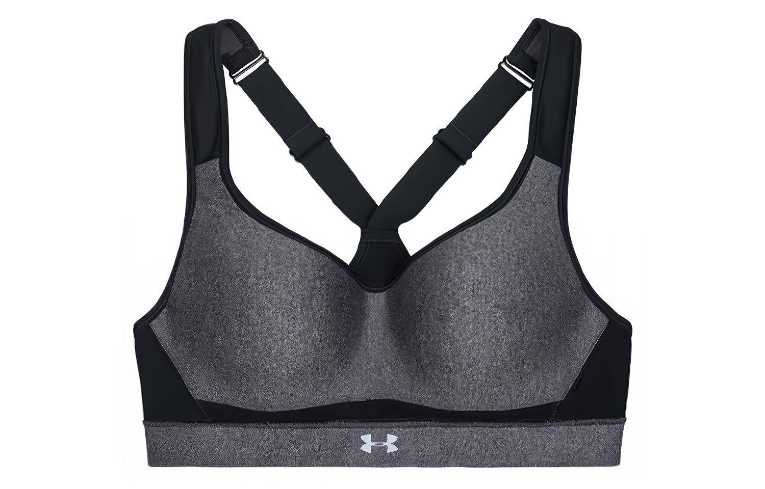 Under Armour HeatGear Sports Underwear Women’s Carbon Heather Light Gray Moderate