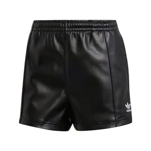 adidas originals Adicolor Pleather Shorts Black