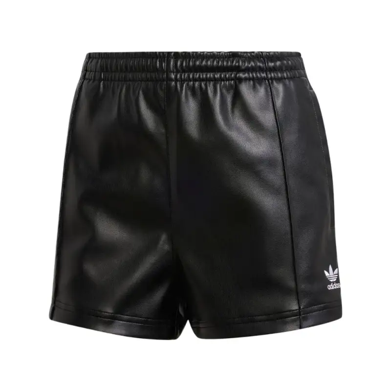 adidas originals Adicolor Pleather Shorts Black
