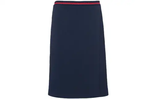 MIU MIU Casual Long Skirts Women's Red Blue Multicolor Moderate Mid Length A Line Skirt