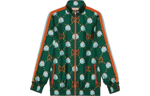 GUCCI Long Sleeved Dress Women's Green