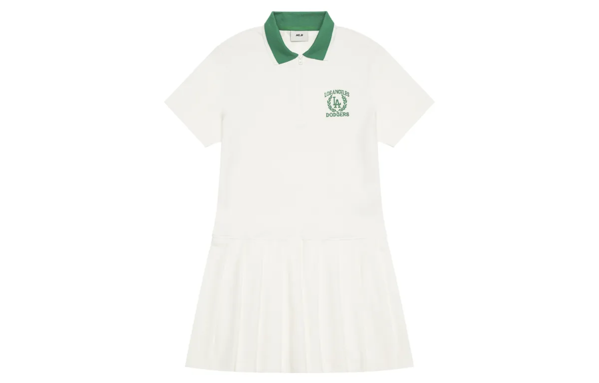MLB Short Sleeved Dress Women's White
