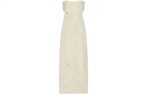 THE ROW Sleeveless Dresses Women's White Moderate Long