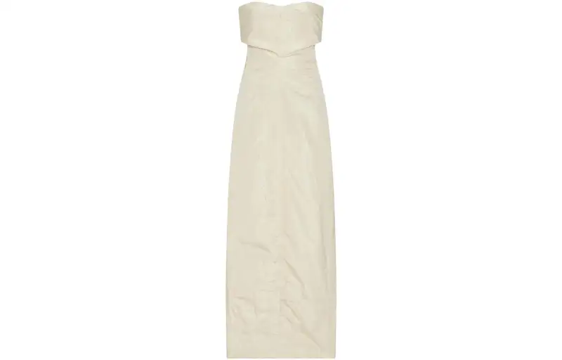 THE ROW Sleeveless Dresses Women's White Moderate Long