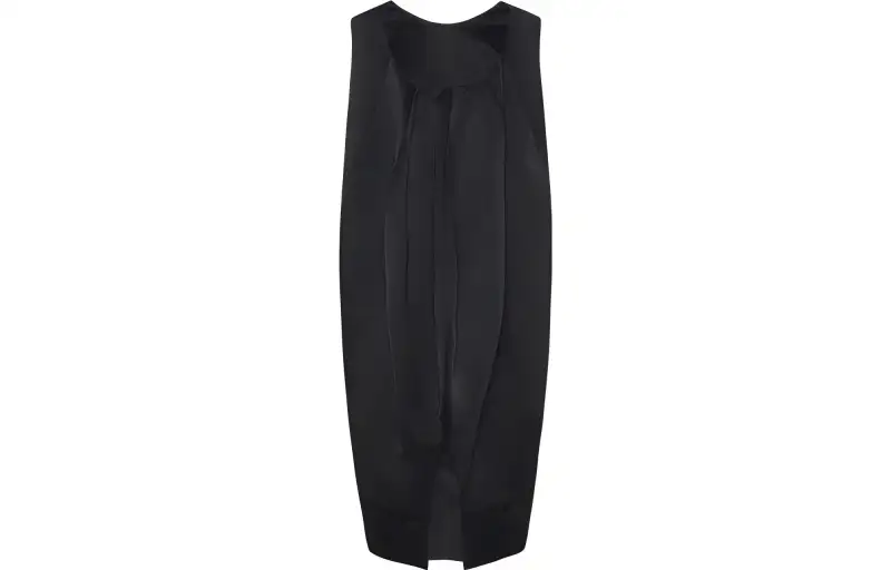 THE ROW Sleeveless Dresses Women's Black Crew Neck Moderate Long