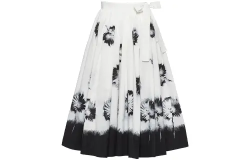 PRADA SS21 Casual Long Skirt Women's White