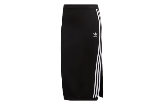 Adidas Originals Casual Long Skirt Women's Black