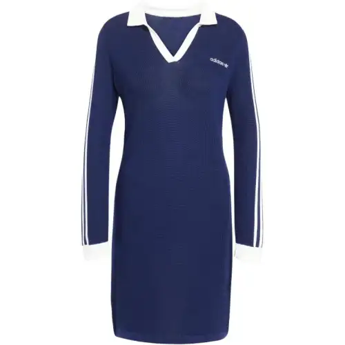 Adidas Originals knitted polo mini dress