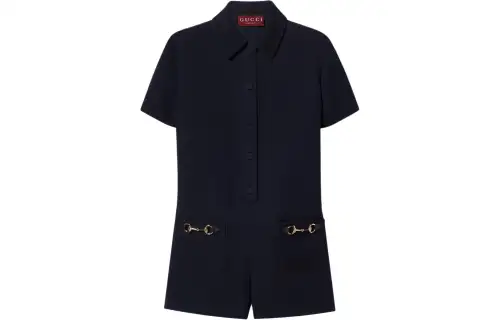 GUCCI SS24 Jumpsuit Women's Dark Blue