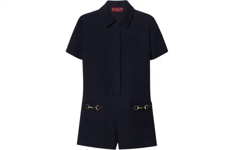 GUCCI SS24 Jumpsuit Women's Dark Blue