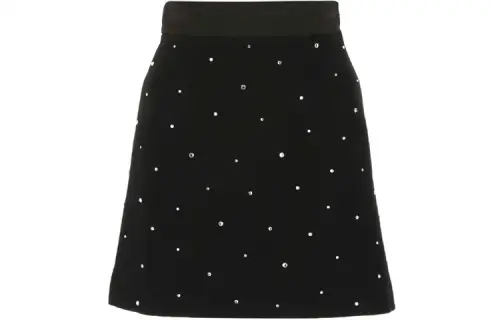 MIU MIU Casual Short Skirts Women's Black