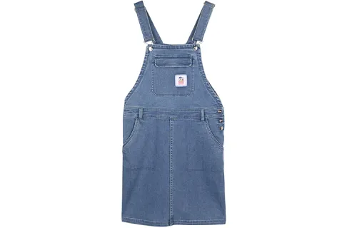 Skechers x XIAOLIUYA,LIANMINGKUAN,HANKOUERCHANG,LIANMINGXILIE Sleeveless Dress Women's Light Denim Blue