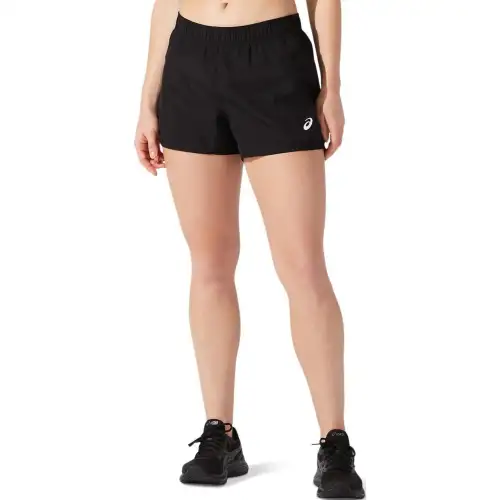 Asics SILVER 4IN SHORT WOMEN WESTERN Casual Shorts Women's Black
