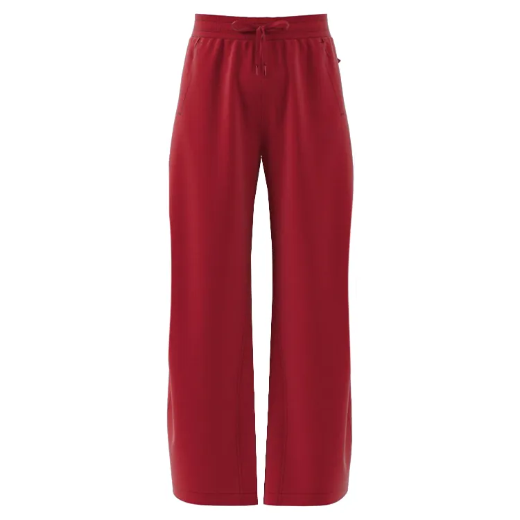 Adidas Knitted Sweatpants Women's Red