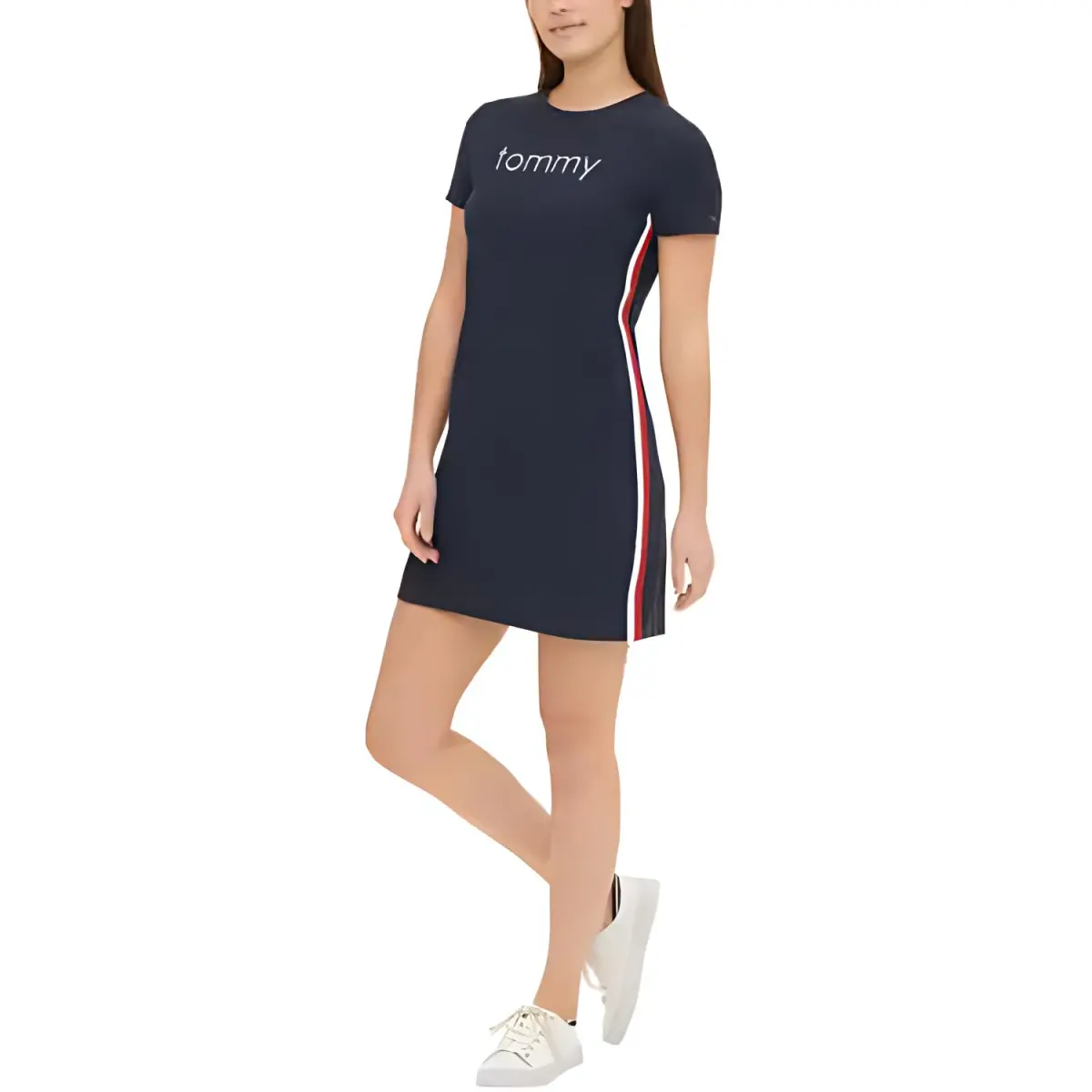 Tommy Hilfiger Short Sleeved Dress Women's Blue