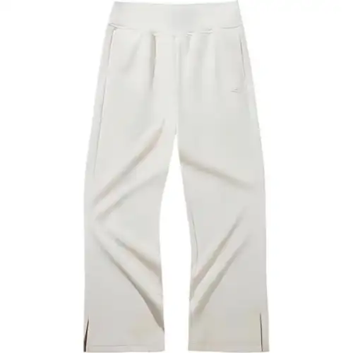 Anta Variety Training Collection Knitted Sweatpants Women's White Tea Brown
