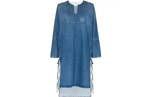 LOEWE SS23 Long Sleeved Dress Women's