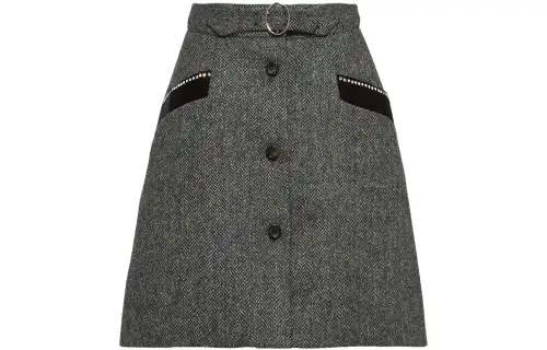 MIU MIU SS22 Casual Short Skirts Women's Gray