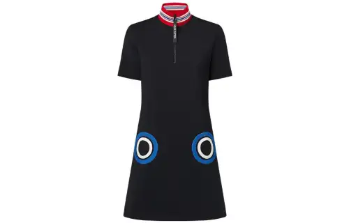 LOUIS VUITTON Tricolor Porthole Pocket Dress