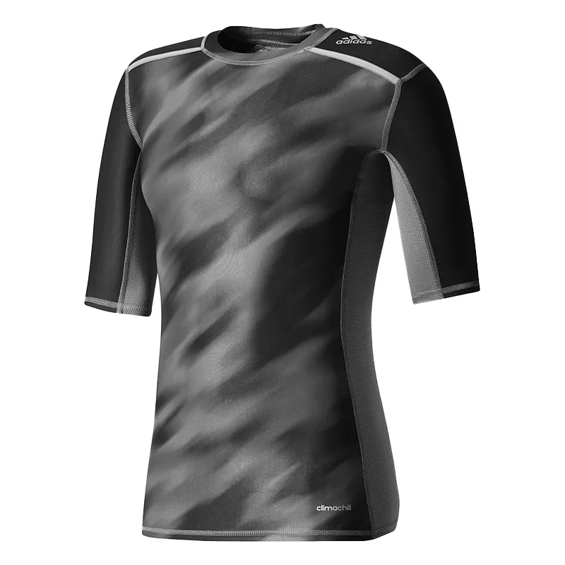 Adidas T-Shirts Men's Black Crew Neck Moderate