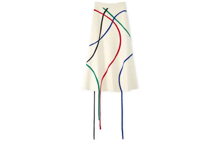 LOEWE FW21 Casual Long Skirt Women's