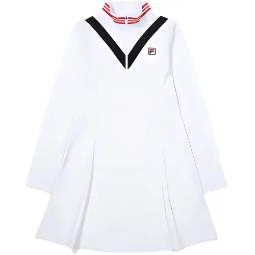 FILA Long Sleeved Dress Women's White
