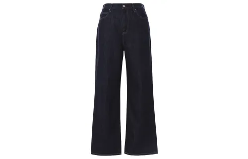 UNIQLO Jeans Women's Navy Blue Moderate Straight Fit Pants