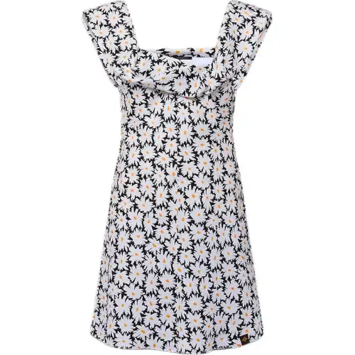 LOUIS VUITTON Daisy Print Twist Insert Dress