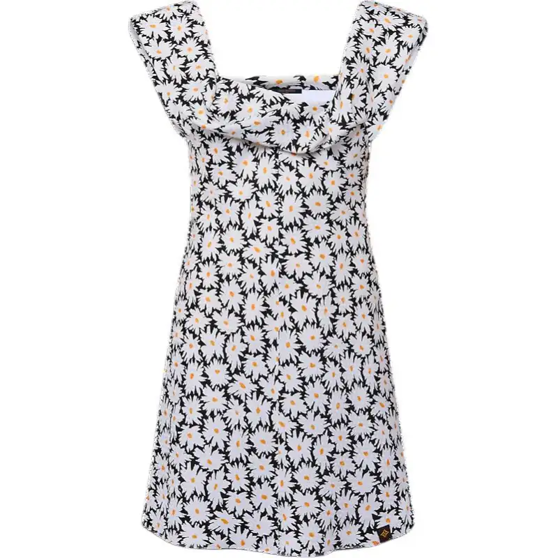 LOUIS VUITTON Daisy Print Twist Insert Dress