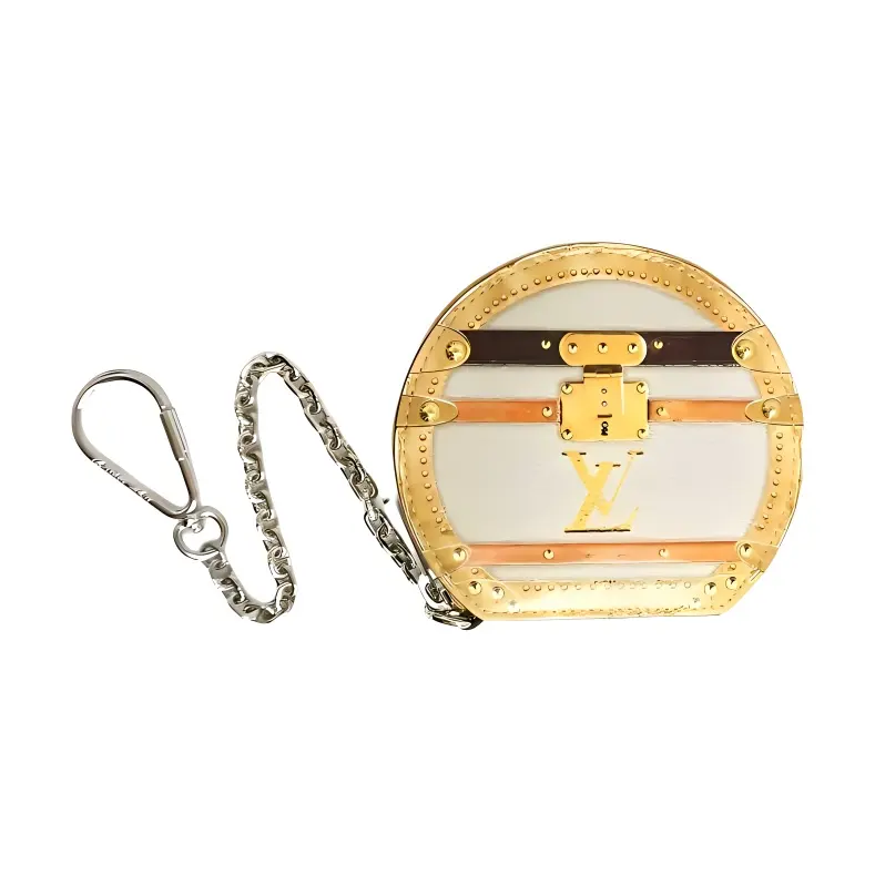 LOUIS VUITTON Coated Canvas Wallet Women's Gold