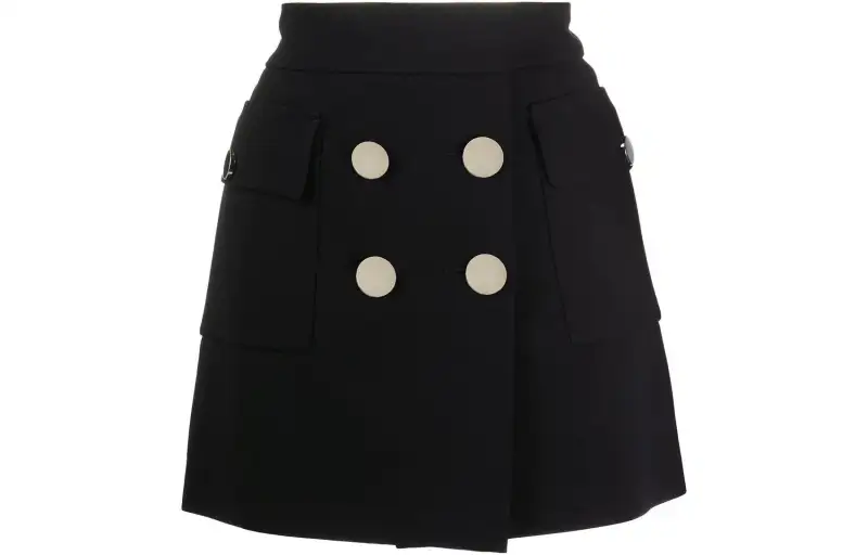 Gucci Pocket Detailed A-Line Mini Skirt