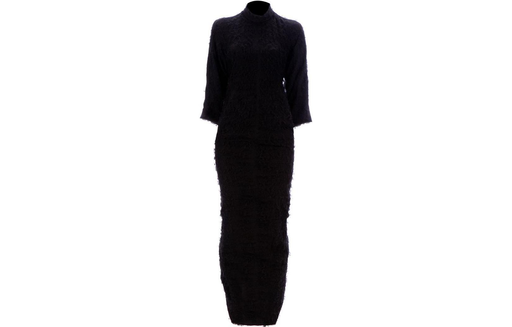 Rick Owens textured maxi dress