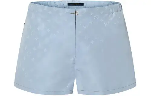 LOUIS VUITTON Monogram Print Jogging Shorts