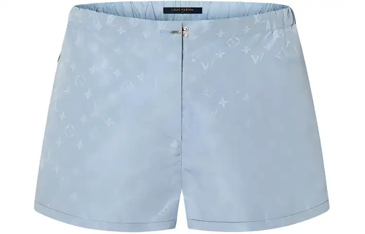 LOUIS VUITTON Monogram Print Jogging Shorts