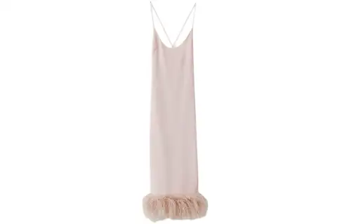 MIU MIU Slip Dress Women's Peach