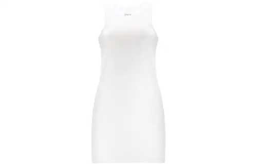 OFF WHITE Sleek Rowing Bodycon Minidress