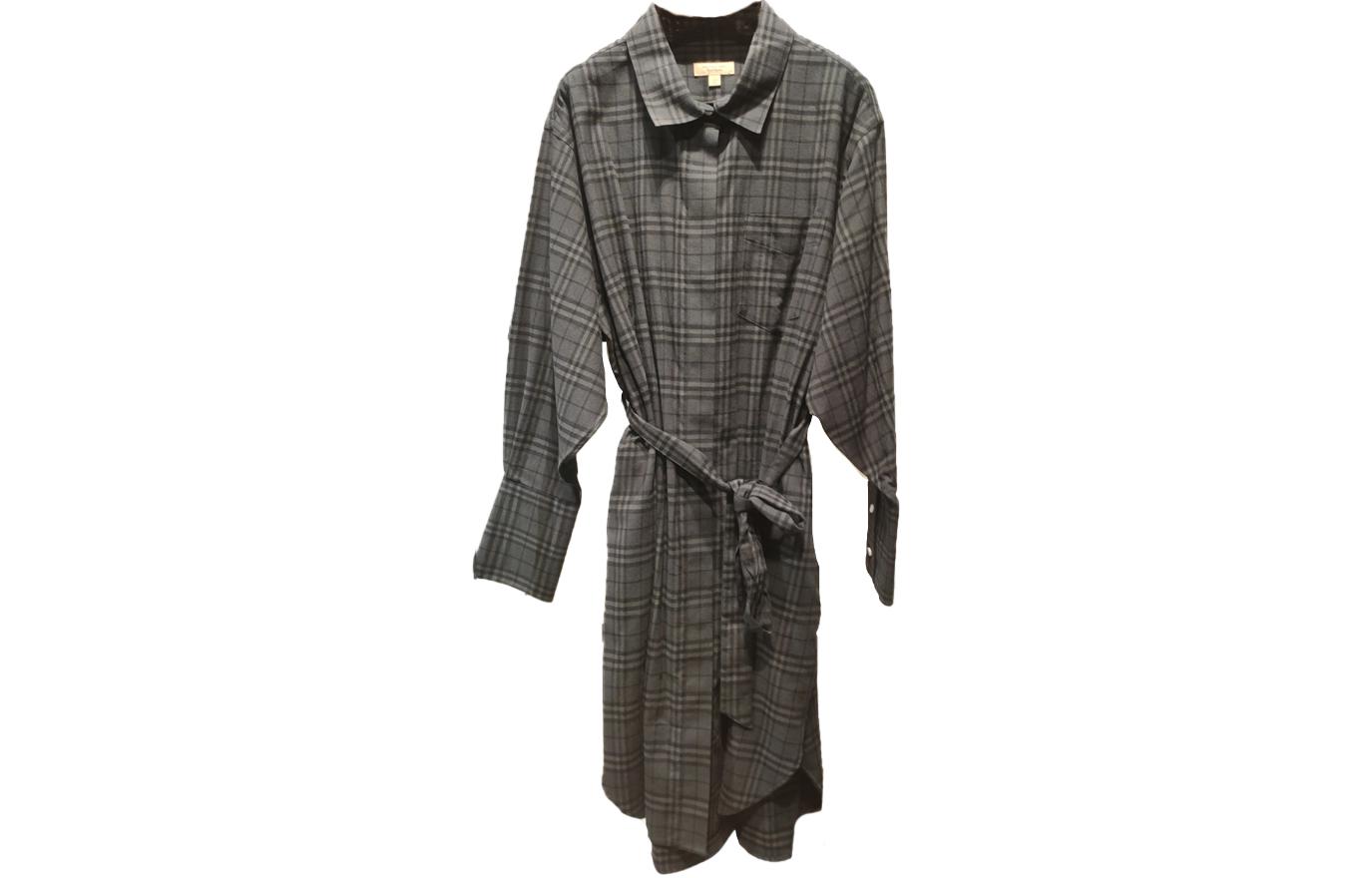 Женское платье Burberry Burberry FW23 (серое)