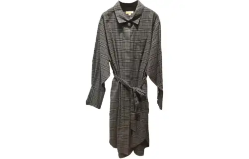 Burberry FW23 Long Sleeved Dress Women's Gray