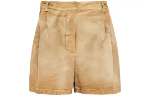 Prada pleat-detailing shorts