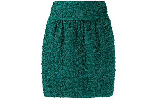 SAINT LAURENT Ruched Mini Skirt