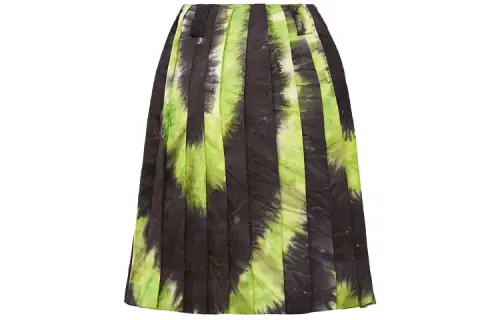 PRADA Casual Long Skirts Women's Black Moderate Mid Length Pleated Skirt