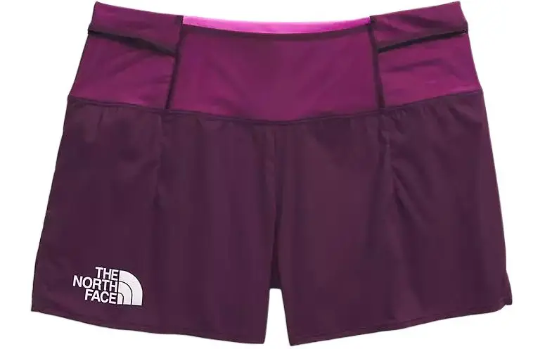 THE NORTH FACE Casual Shorts Women's Black Curry Purple/Purple Crocodile Leather