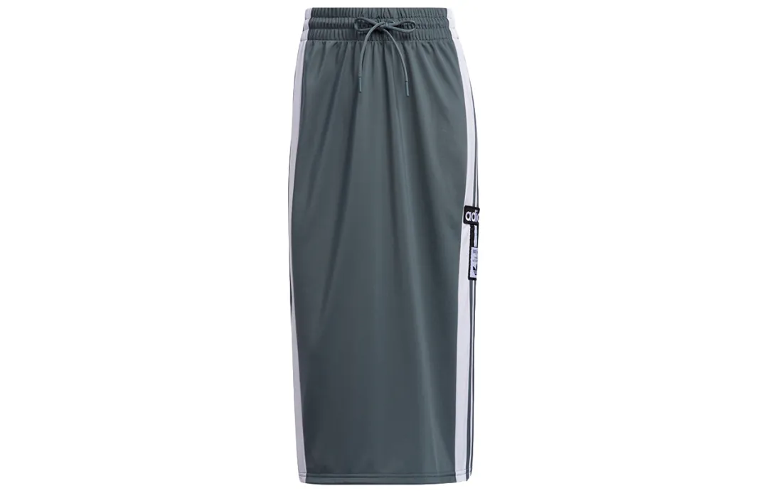 Adidas Originals Casual Long Skirt Women's Blue