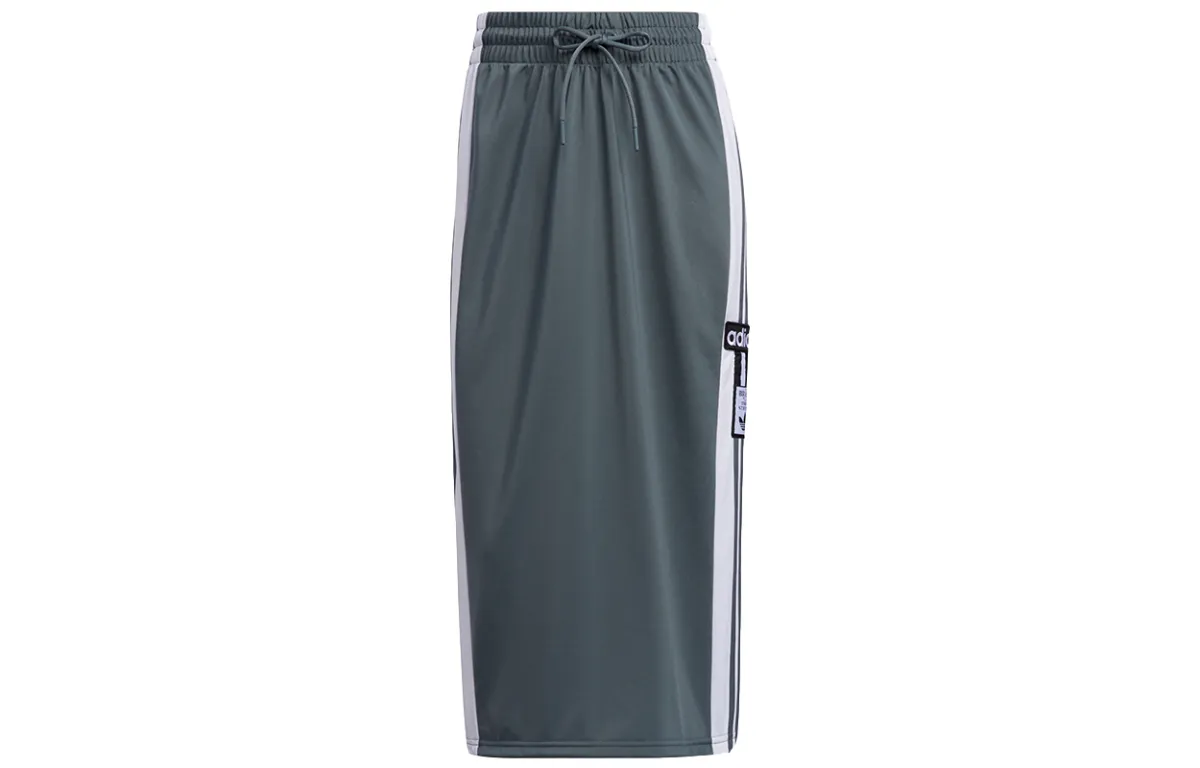 Adidas Originals Casual Long Skirt Women's Blue