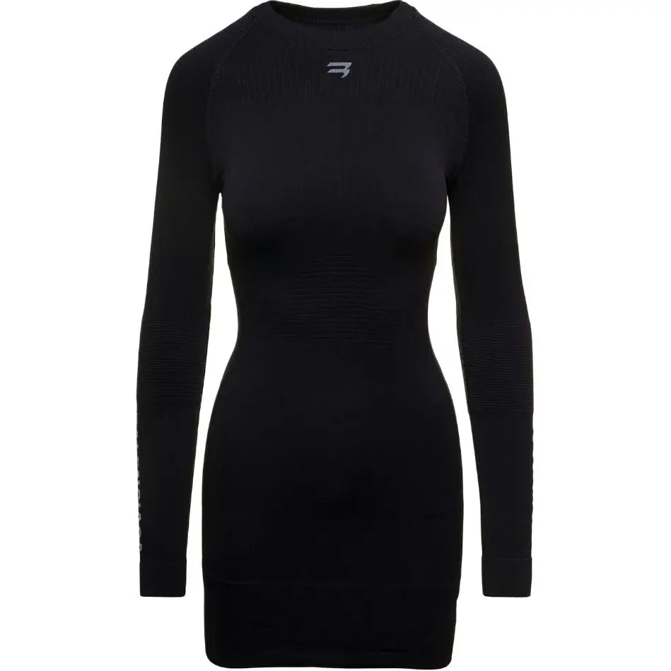 Balenciaga Logo Motif Printed Energy Accumulator Dress